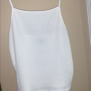 an all white tank top from American Eagle